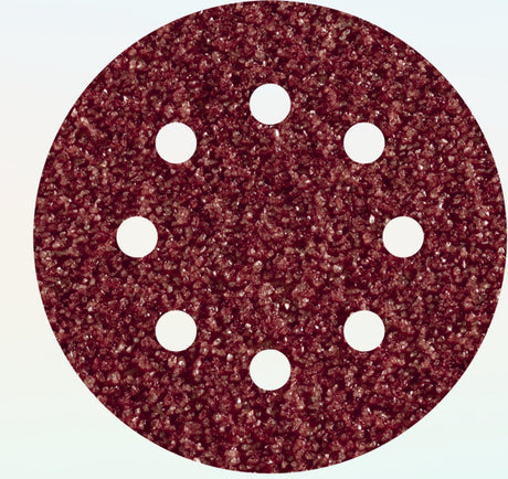 Wolfcraft - 25 krążków szlifierskich ø 125 mm - ziarnistość 60 - papier ścierny z rzepem do drewna i metalu - do szlifierki mimośrodowej - 2250100