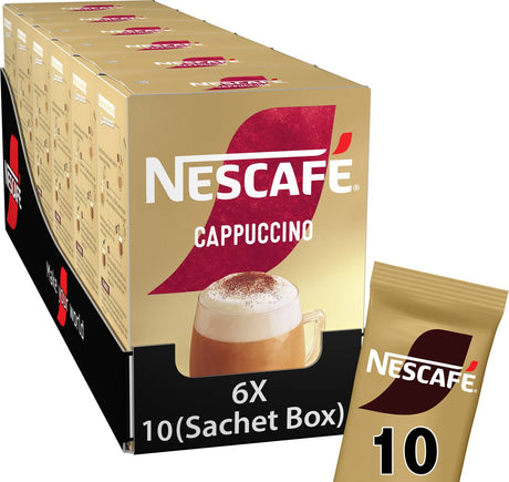 Kawa rozpuszczalna Nescafé cappuccino - 6 pudełek x 10 torebek
