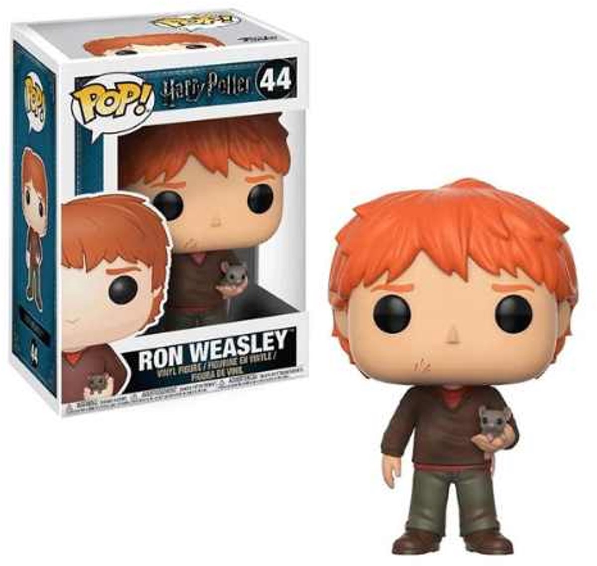 Funko-pop! 44 - Ron Weasley z Parszkiem - Harry Potter