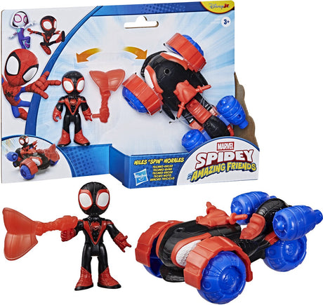 Marvel Spidey i jego niesamowici przyjaciele Miles, wyścigowiec morales techno