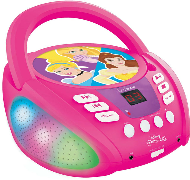 Lexibook disney prinses bluetooth cd player met verlichting