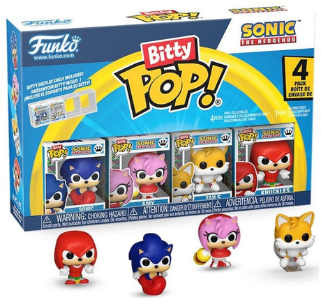 Funko Sonic Bitty Pop! figurka winylowa 4-pak sonic 2,5 cm minifigurka - 2 cm