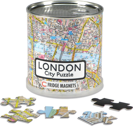 Puzzle miejskie London City - puzzle - magnetyczne - 100 elementów układanki