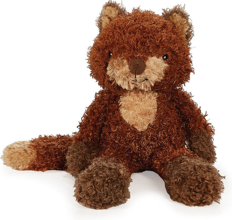 Króliczki nad zatoką Foxy, przytulanka lis - wypchane zwierzę - haftowane detale - 35 cm - brązowy