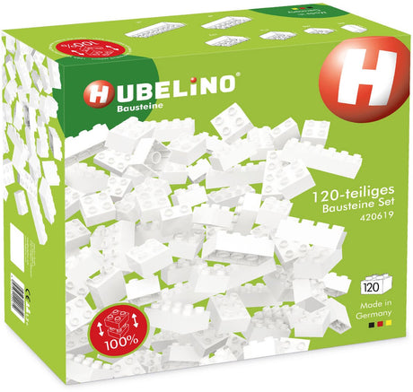 Klocki Hubelino białe - 120szt.