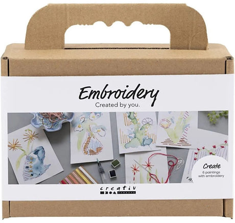 Firma Creativ https: www.cchobby.nl mini-hobbyset-embroidery-paintings-with-haft-różne-kolory-1-pudełko