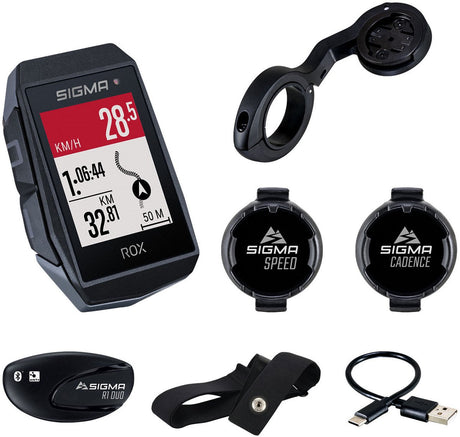 Sigma ROX 11.1 EVO GPS HR+ CAD SNELH SET+ SB GPS+ ANT+ BLE RIEM+ USB-C