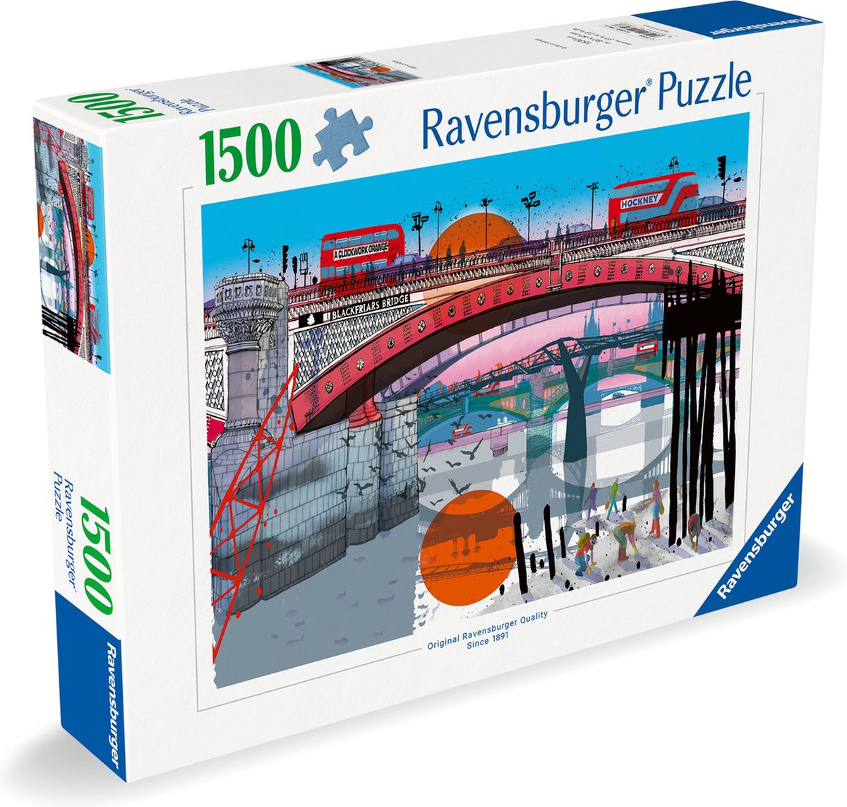Puzzle Ravensburger Jestem Londynem - układanka - 1500 elementów