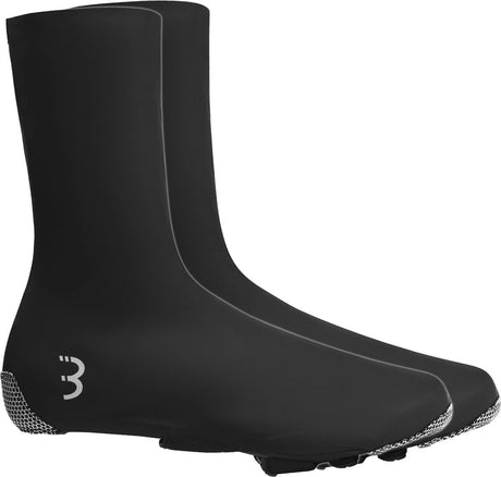 Bbb kolarskie raceflex ochraniacze na buty rowerowe bez zamka wodoodporne - ochraniacze na buty rowerowe - wiatroszczelne i wodoodporne - czarne - rozmiar 45 46 - bws-29 45 46