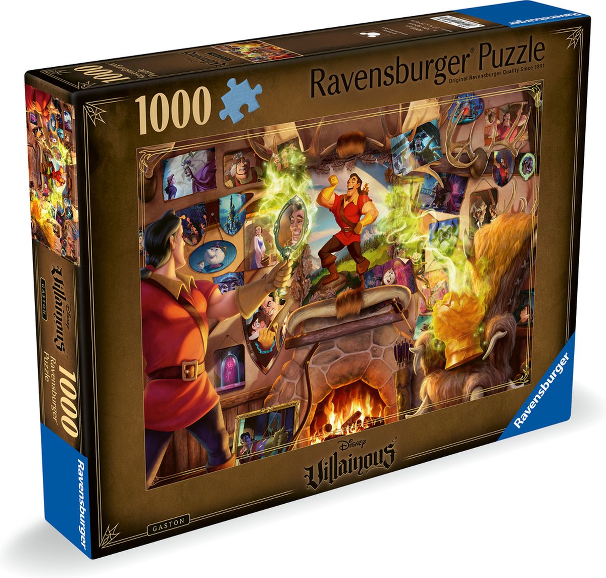 Puzzle Ravensburger Disney złoczyńca: Gaston - układanka - 1000 elementów