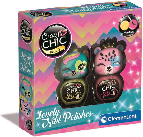 Clementoni Crazy Chic Poliska do paznokci żółty różowy, 2.