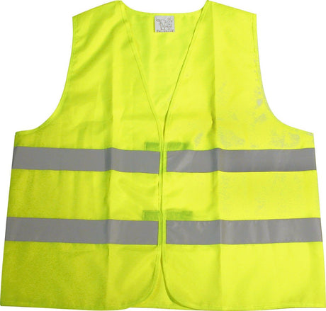 Kamizelka odblaskowa Carpoint - kamizelka odblaskowa dziecięca - fluorescencyjna żółta kamizelka odblaskowa dla dzieci - junior