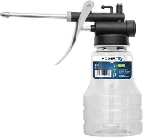 Högert technik ht8g925 - ręczna puszka na olej - 250ml - przezroczysty pojemnik - ergonomiczny