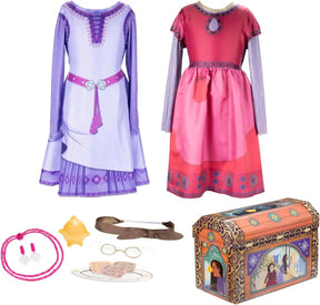 Zestaw przebrań Disney'a Asha i Dalia, 9 szt