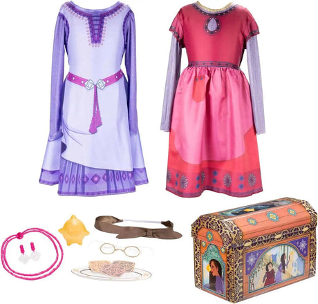 Zestaw przebrań Disney'a Asha i Dalia, 9 szt