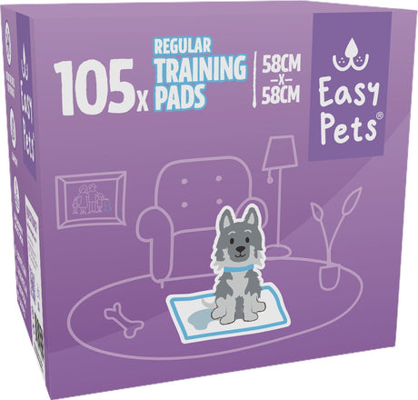 Klocki szkoleniowe dla szczeniąt Easypets, lawendowe