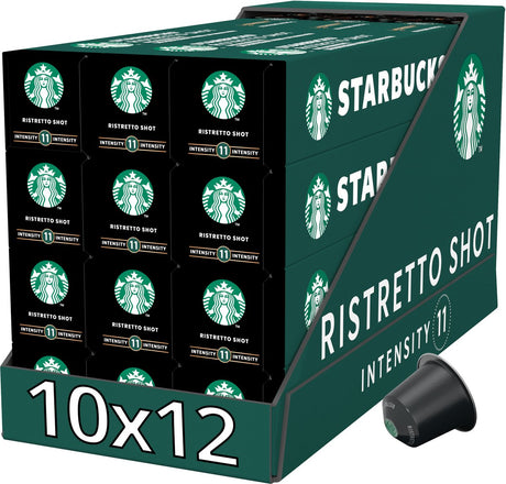 Kapsułki Starbucks by Nespresso ristretto - 10 filiżanek do kawy x 12 pudełek