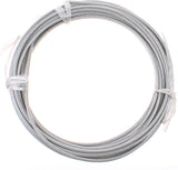 Hamulec Elvedes na zewnątrz 5mm srebrny (10m) w oplocie 182038-10