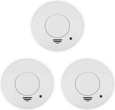 Smartwares fsm-12503 - czujki dymu 3 szt. 85 db - 10 lat bateria i czujnik - etykieta q - czujka pożaru