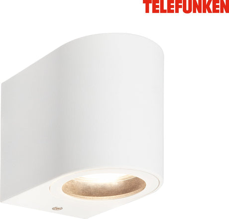 Telefunken - kinkiet LED - 322906tf - ip44 - wymienna lampa - 8 x 7 x 9 cm - biały