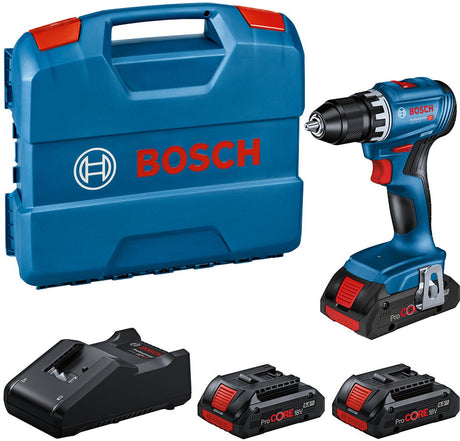 Bosch professional gsr 18v-45 - wiertarko-wkrętarka akumulatorowa 18v procore 4.0ah w walizce typu L