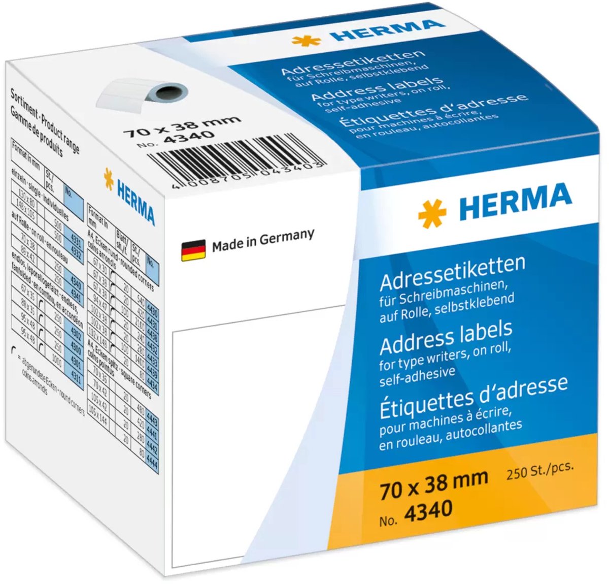 Niemarkowe etykiety adresowe sans marque herma 4340
