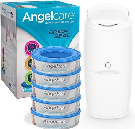 Wiaderko na pieluchy Angelcare Classic - z 5 wkładami uzupełniającymi