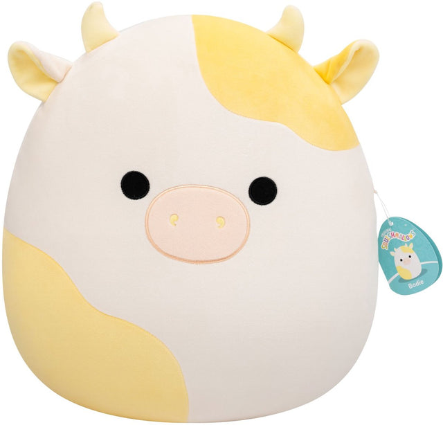 Squishmallows Jazwares - duży plusz (korpus - krowa w żółte cętki) - plusz 40cm
