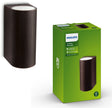 Philips led philips nightingale muurlamp - bruin