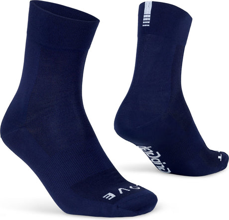 Gripgrab - lekkie letnie skarpetki rowerowe SL Performance 1 para skarpetek rowerowych Coolmax regularny krój - granatowy - unisex - rozmiar xs (35-38)