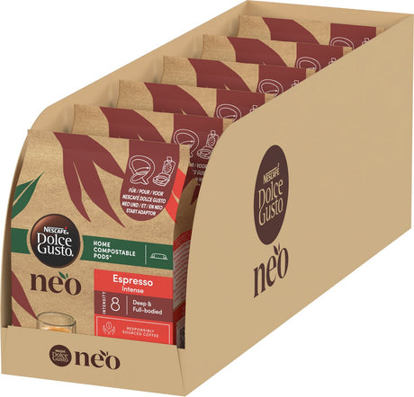 Nescafé dolce gusto neo kawa w saszetkach espresso intensywne - 6x12 saszetek na 12 filiżanek kawy