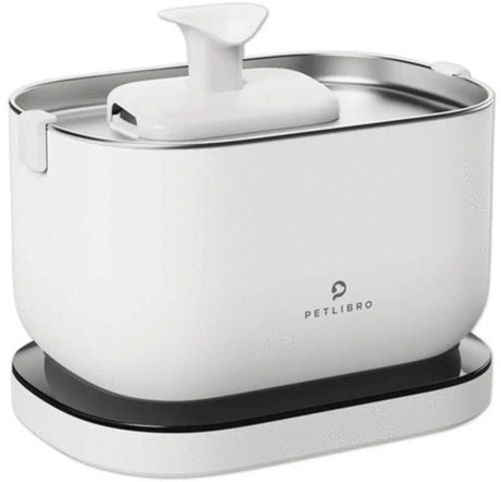 Petlibro dockstream - automatyczna fontanna do picia - 2,5 l - biały - bezprzewodowy - w zestawie. system filtrów
