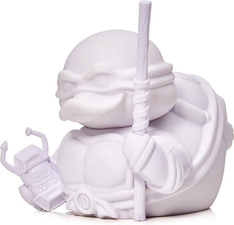 Tubbz numskull - gumowa kaczka - nastoletnie zmutowane żółwie ninja - donatello (edycja DIY) - 9cm