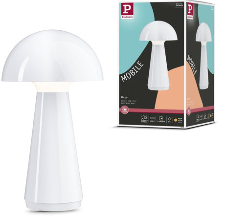 Lampa akumulatorowa Paulmann z 3-stopniowym przyciemnianiem onzo ip44 z możliwością ściemniania 2700k biała