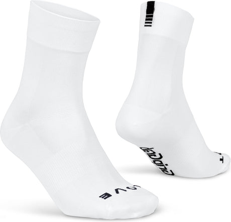 Gripgrab - lekkie letnie skarpetki rowerowe SL Performance 1 para skarpet rowerowych Coolmax regularny krój - biały - unisex