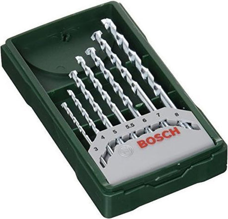 Zestaw wierteł do muru Bosch x-line – 7-częściowy – do kamienia
