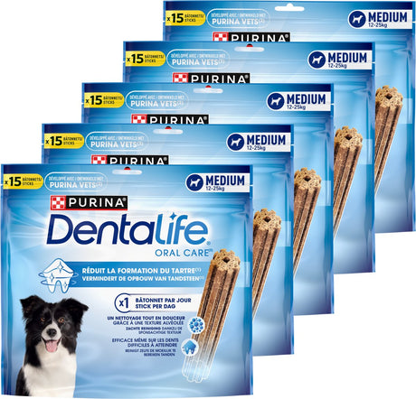 Dentalife dzienne podłoże do higieny jamy ustnej - przekąski dla psów - kurczak - 5 x 345 g