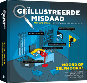 Geïllustreerde misdaad - spelboek - raadsels - logische puzzel