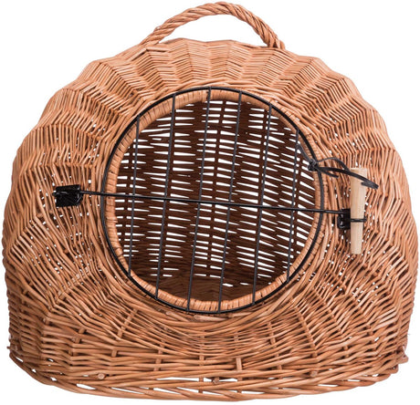 Rattanowy kosz dla kota Trixie z drzwiczkami - ø 50cm