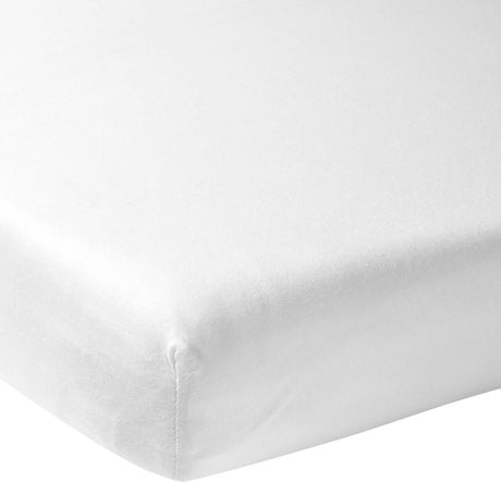 Prześcieradło Meyco Baby Uni do spania - białe - 50x90cm