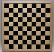 Hot games schaak dambord blank zwart 40 cm