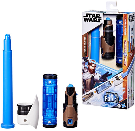 Miecz świetlny Gwiezdnych Wojen wykuwa kyber core obi-wan kenobi, niebieski konfigurowalny miecz świetlny