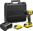 Stanley sfmcf810d2k fatmax® v20 akumulatorowa wkrętarka udarowa 170nm bezszczotkowa 18v 2.0ah w etui