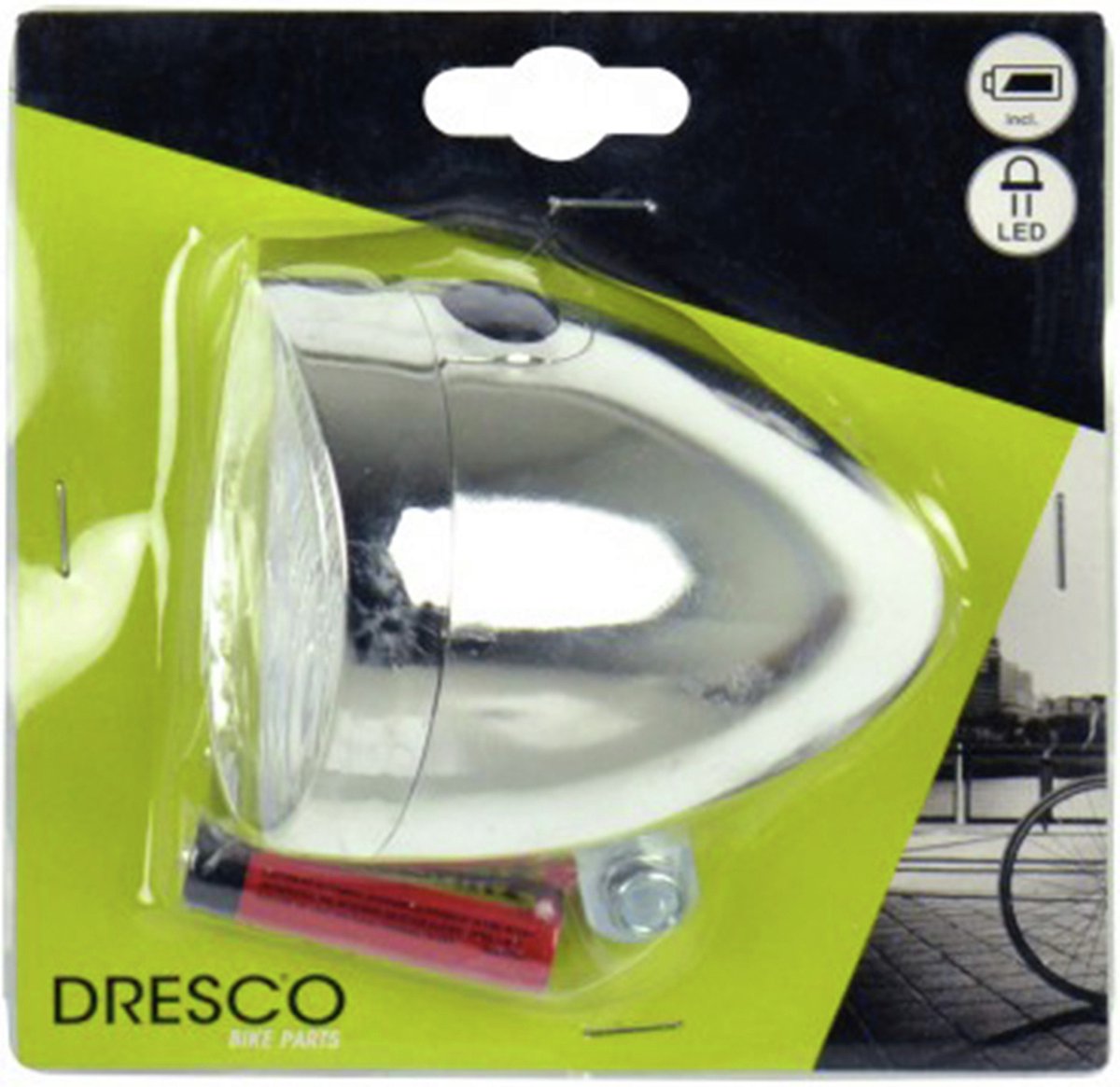 Lampa przednia Dresco klasyczna kolba LED