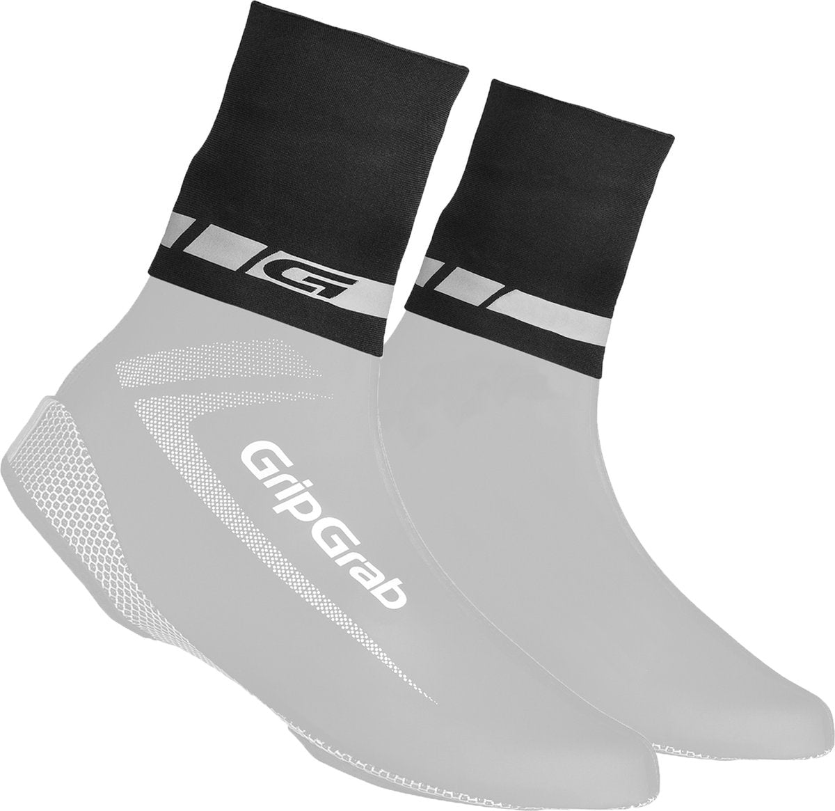 Gripgrab - ochraniacze przeciwdeszczowe na buty rowerowe mankiety neoprenowe mankiety - czarny - unisex - rozmiar s m