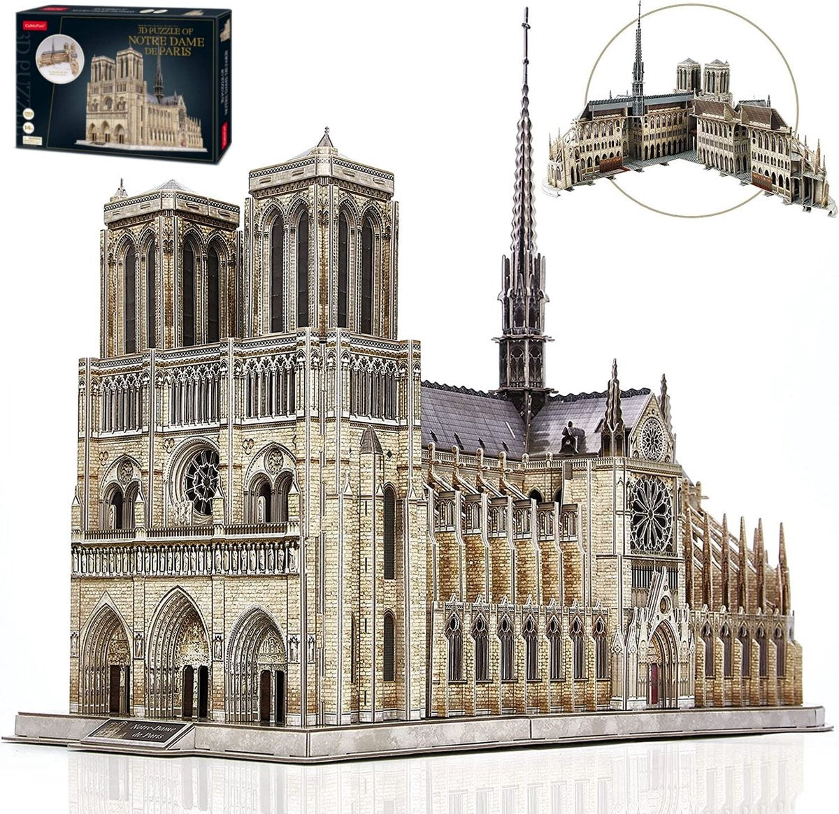 Cubicfun Notre Dame w Paryżu