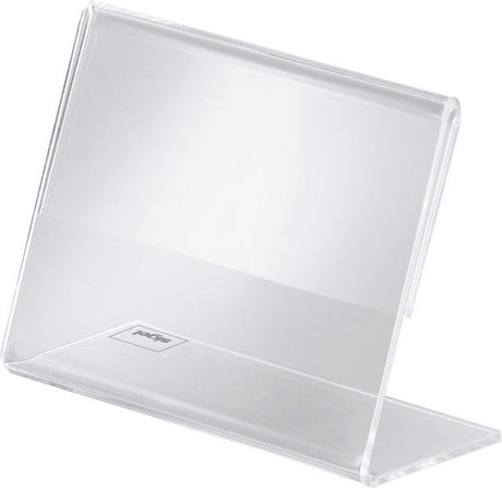 Sigel info standard - standard cenowy - etui na karty - 90x60mm - akryl przezroczysty - 10 sztuk - si-pa107