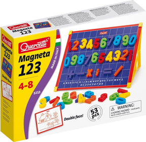 Tablica magnetyczna Quercetti w zestawie magnesy z cyframi, 53 szt.