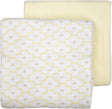 Lodger swaddler - 2 stuks - 110 x 110 cm - matcha butter