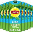 Lipton ice tea green - zero sugar - vol van smaak, zonder suiker - 8 x 1.5l